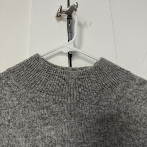 SOLD & other stories Mock Neck Grey Sweater - Picture 4 of 5